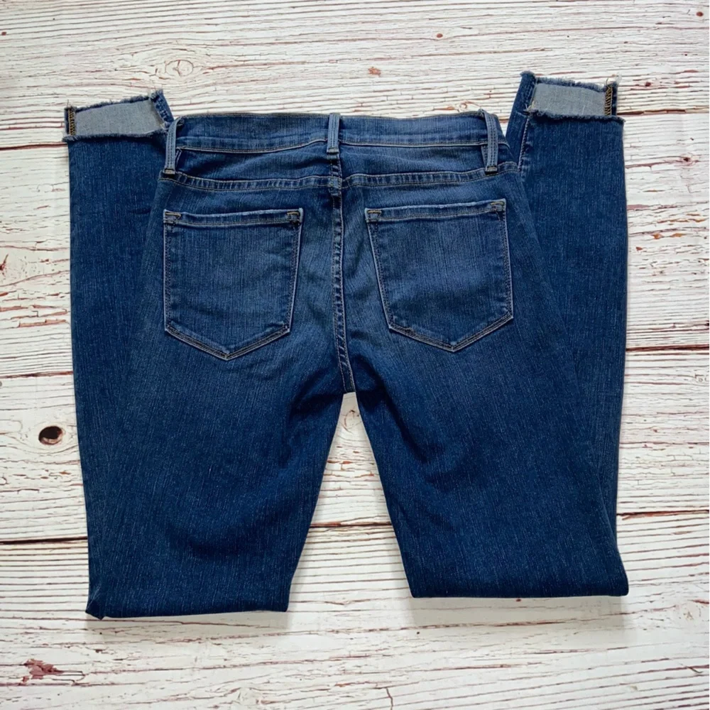 Frame Denim Le High Skinny de Jeanne Jeans in Woodbine Sz 24 - Picture 12 of 15